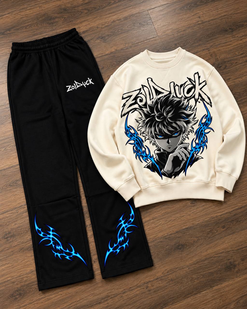 ENSEMBLER SWEATSHIRT KILLUA ZOLDICK BLUE