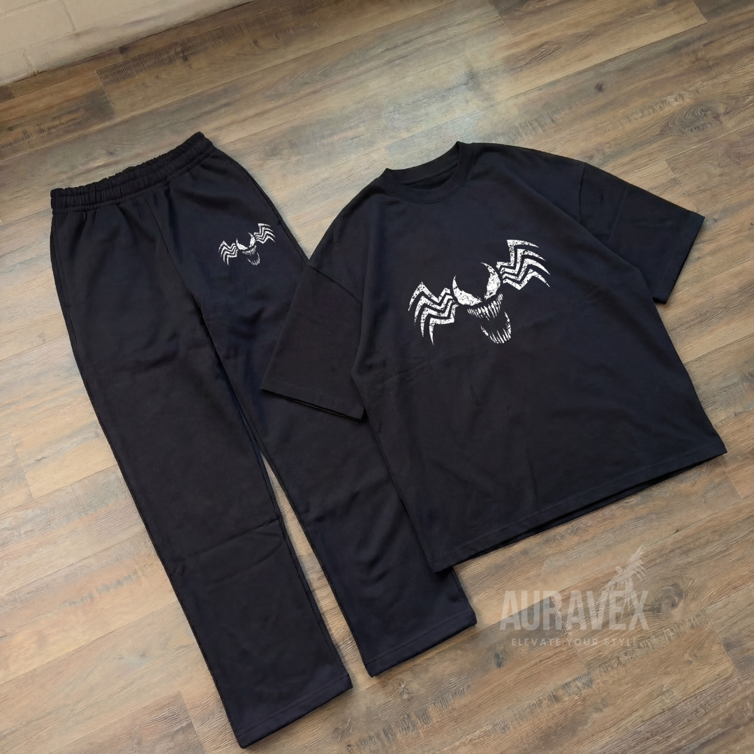 🕷️ VENOM OVERSIZED SET – DARK STREETWEAR 🕷️