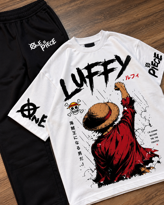 ENSEMBLE LUFFY PIRATE KING OVERSIZE PREMIUM QUALITY