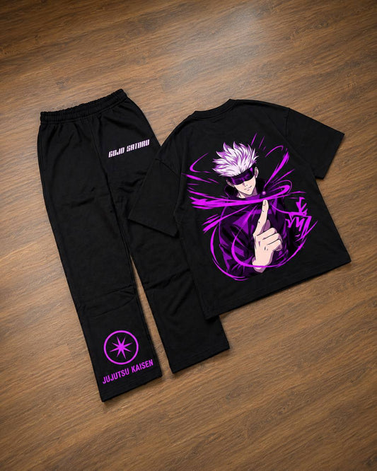 ENSEMBLE GOJO VIOLET OVERSIZE PREMIUM QUALITY