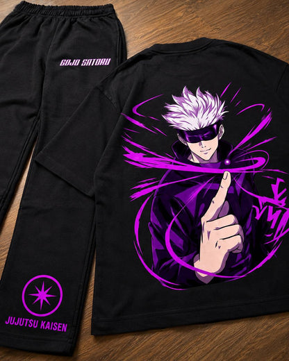 ENSEMBLE GOJO VIOLET OVERSIZE PREMIUM QUALITY