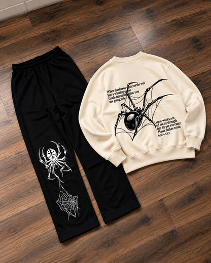 ENSEMBLE SWEATSHIRT SPIDER OVERSIZE