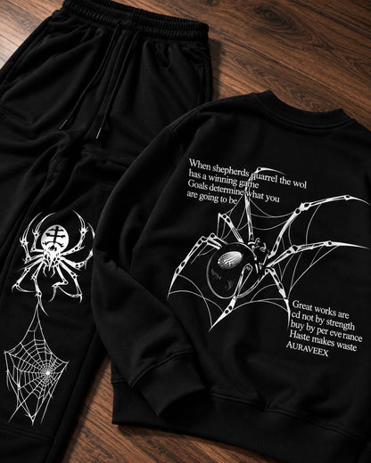 ENSEMBLE SWEATSHIRT SPIDER OVERSIZE