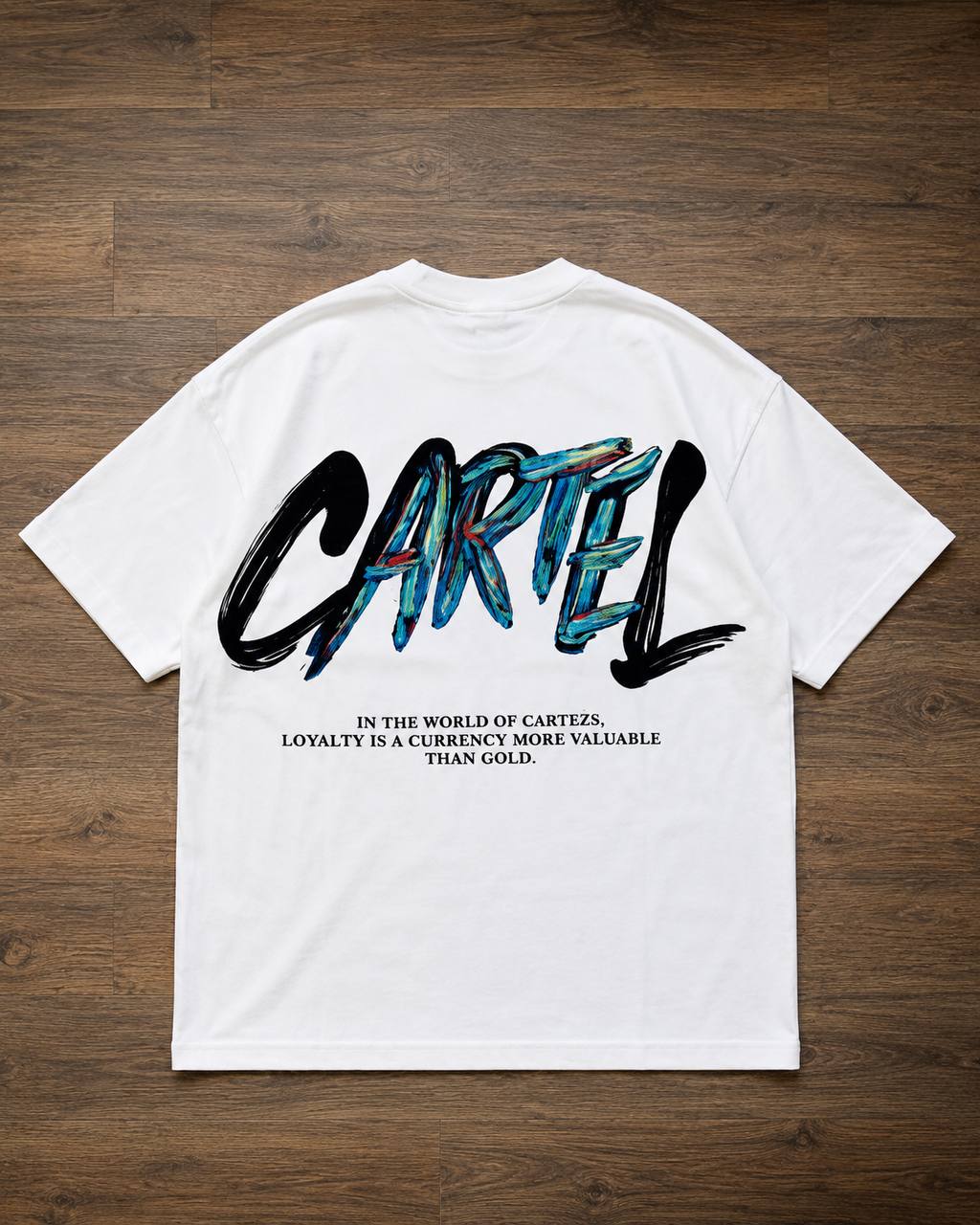 T-SHIRT OVERSIZE - CARTEL