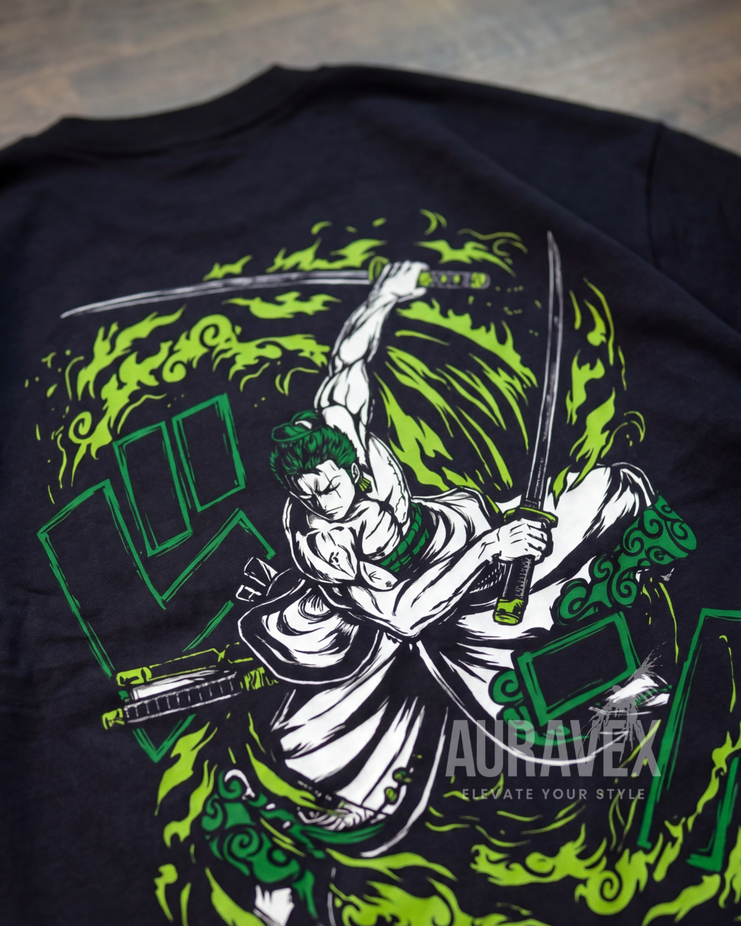 ZORO GREEN SWORDSMAN – OVERSIZED SET (T-SHIRT + JOGGER)