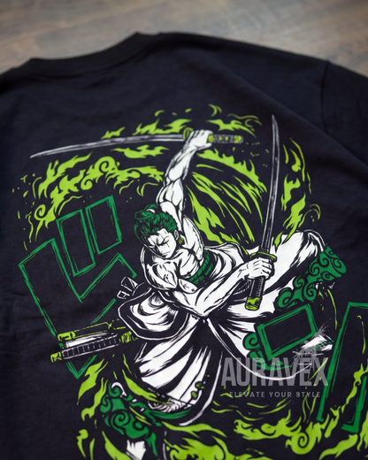 ZORO GREEN SWORDSMAN – OVERSIZED SET (T-SHIRT + JOGGER)