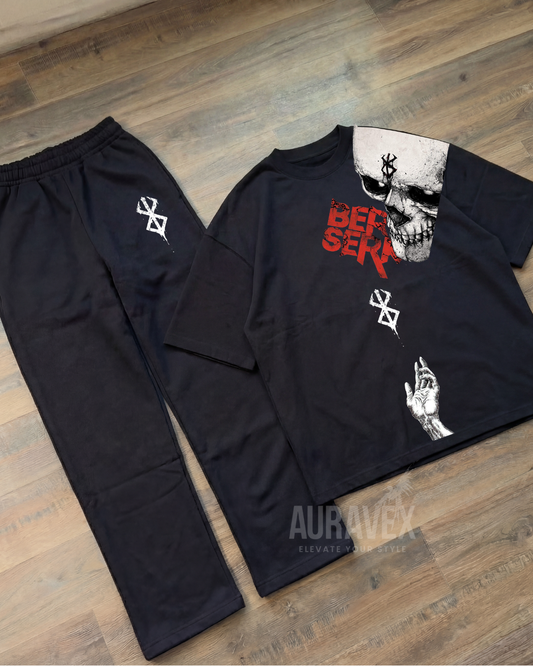 BERSERK SKULL – OVERSIZED SET (T-SHIRT + JOGGER)