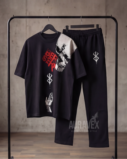 BERSERK SKULL – OVERSIZED SET (T-SHIRT + JOGGER)