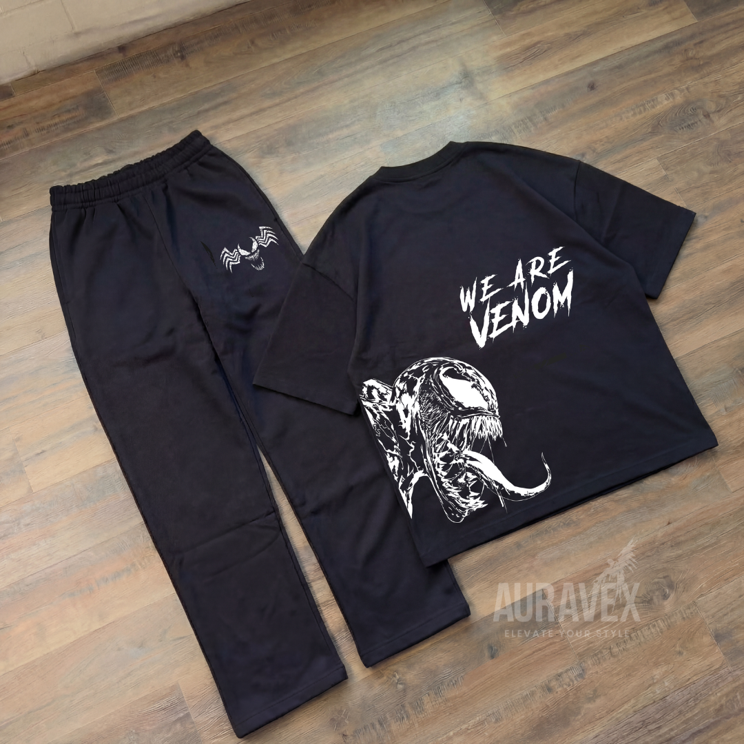 🕷️ VENOM OVERSIZED SET – DARK STREETWEAR 🕷️