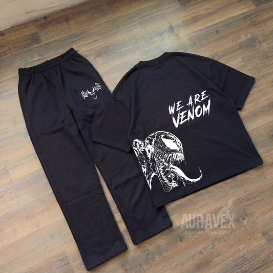 🕷️ VENOM OVERSIZED SET – DARK STREETWEAR 🕷️