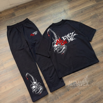 🦂 Oversize Set “ALL EYES ON ME” – Dark Street Edition