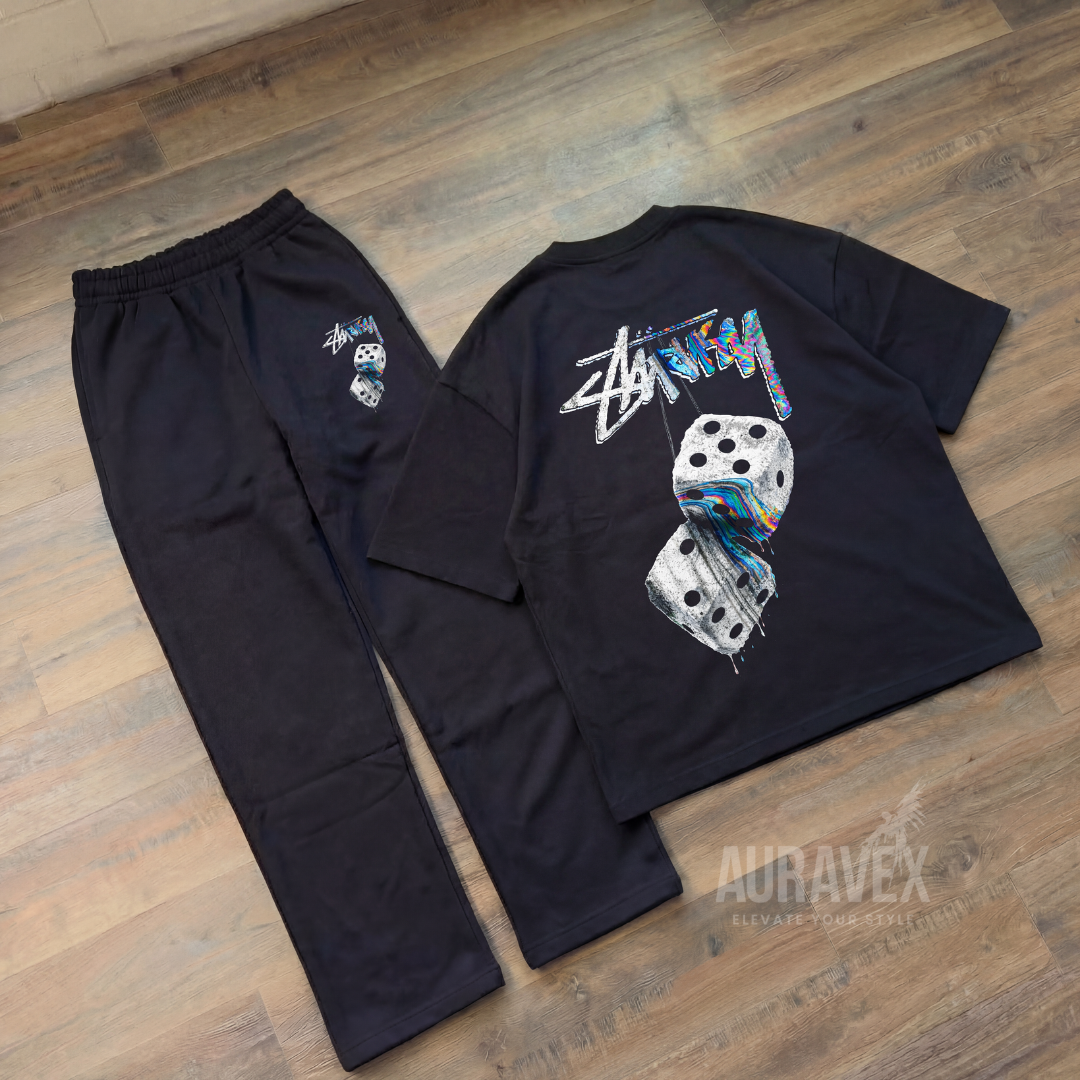 🎲 Oversize STUSSY Street Set – Dice Edition