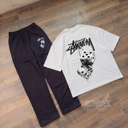🎲 Oversize STUSSY Street Set – Dice Edition