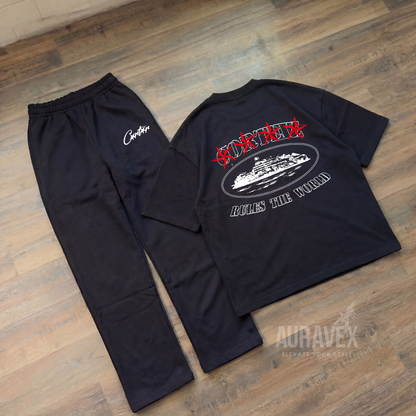 Corteiz Style Oversize Set – “Rules The World”