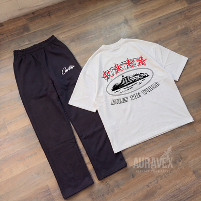 Corteiz Style Oversize Set – “Rules The World”