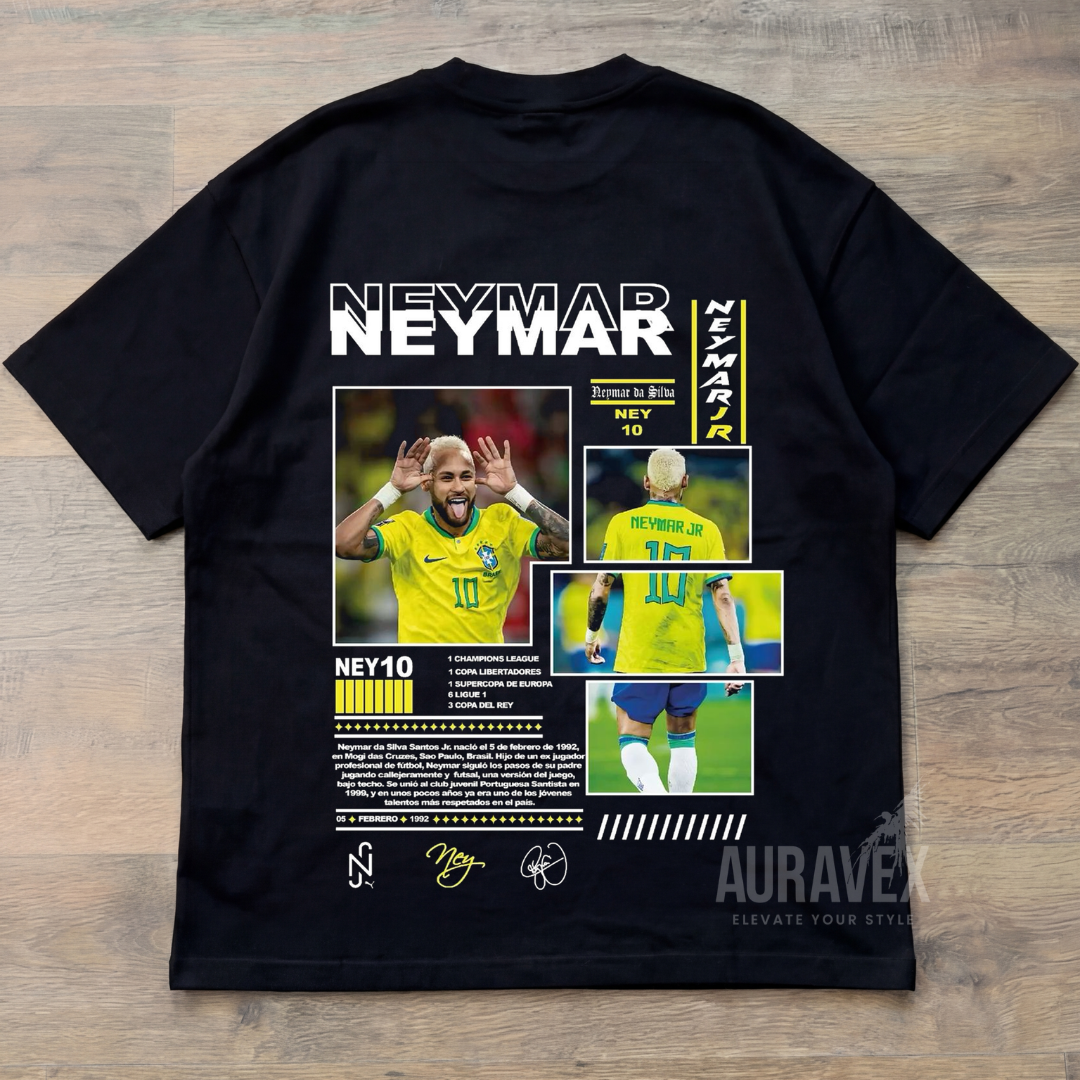 NEYMAR 10 Oversize T-Shirt – brazil Edition