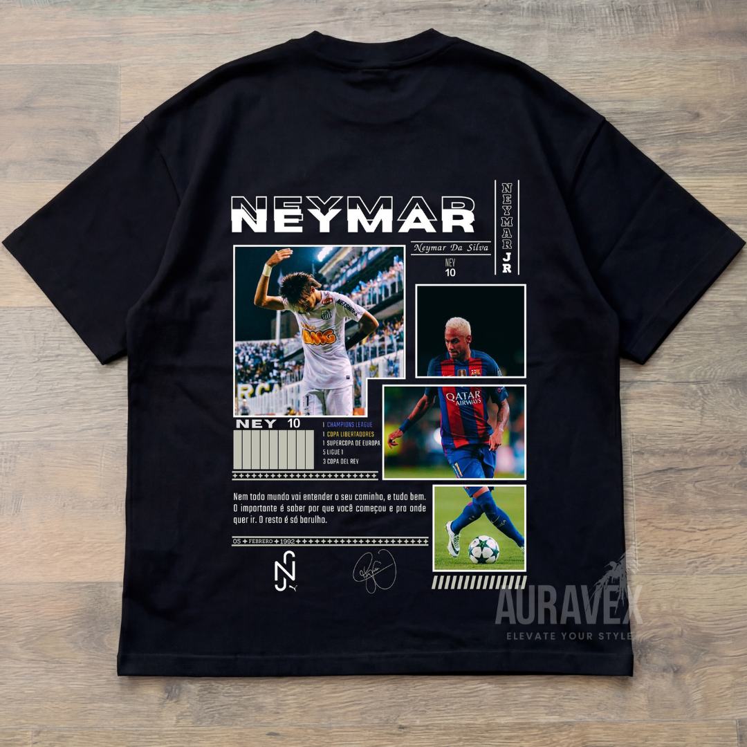 ⚽ NEYMAR 10 Oversize T-Shirt – Elite Edition