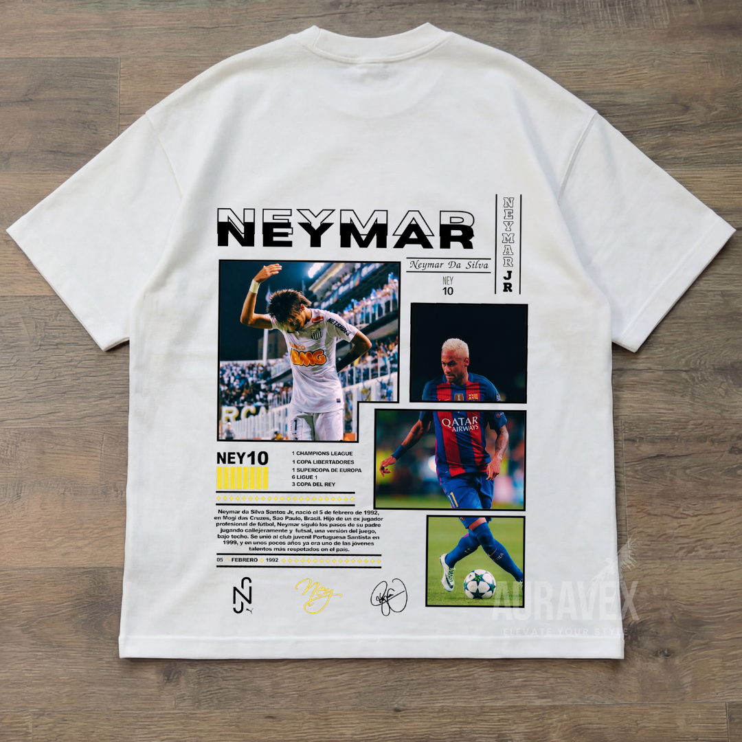 ⚽ NEYMAR 10 Oversize T-Shirt – Elite Edition