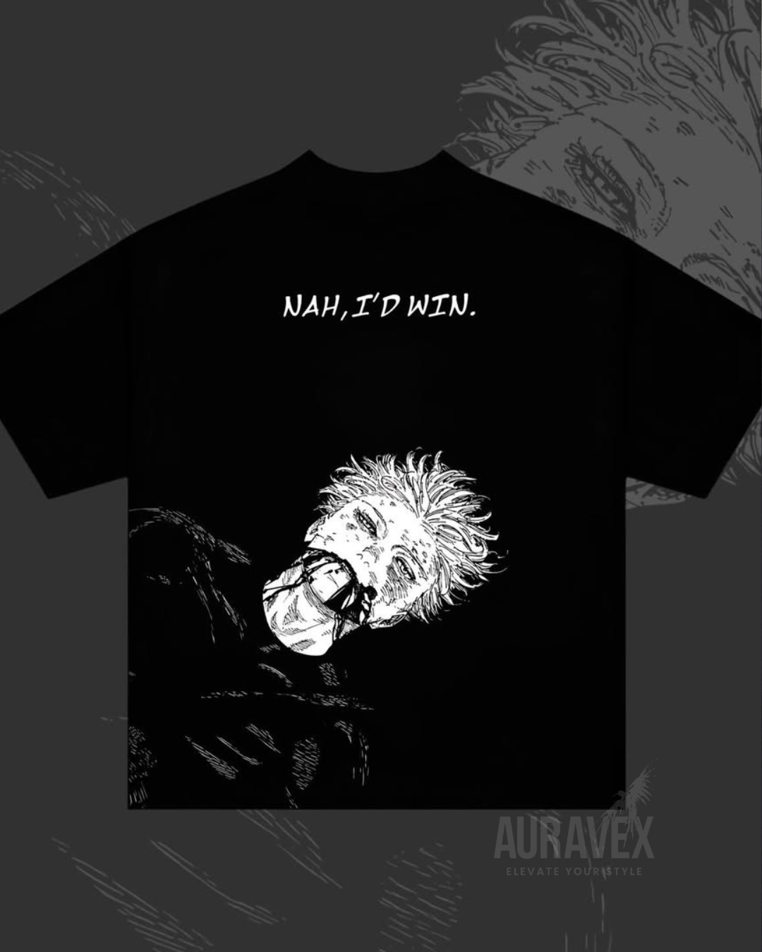 GOJO “NAH, I’D WIN.” OVERSIZED T-SHIRT