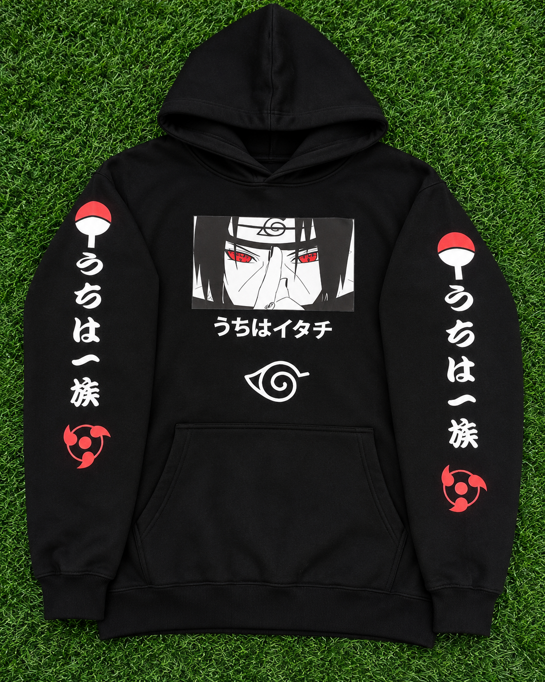 ITACHI FACE OVERSIZE HOODIE