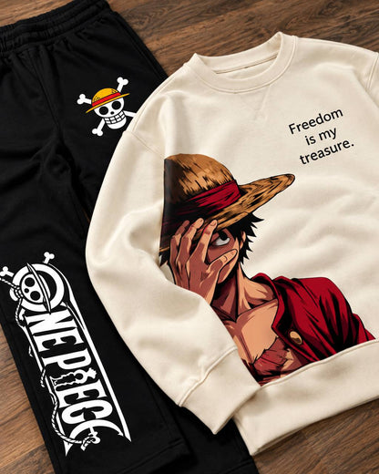 ENSEMBLE LUFFY FREEDOM SWEATSHIRT + JOGGER OVERSIZE