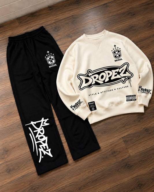 ENSEMBLE DROPEZ  SWEATSHIRT + JOGGER  OVERSIZE