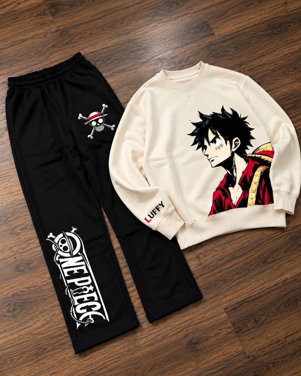 ENSEMBLE LUFFY SWEATSHIRT + JOGGER OVERSIZE