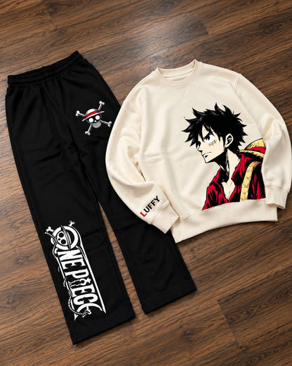 ENSEMBLE LUFFY SWEATSHIRT + JOGGER OVERSIZE