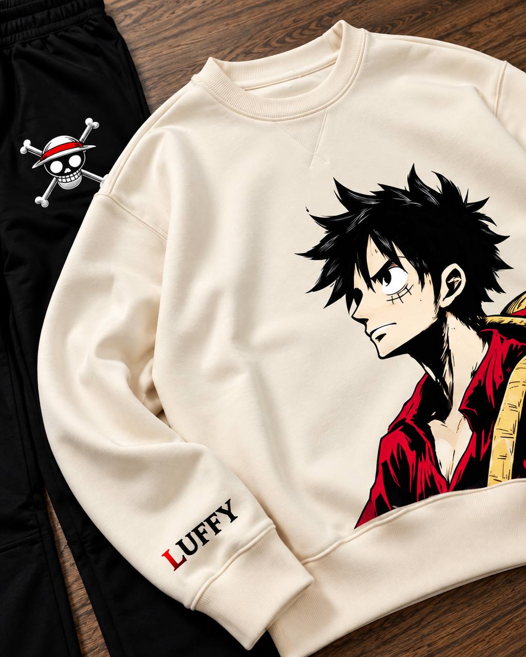 ENSEMBLE LUFFY SWEATSHIRT + JOGGER OVERSIZE