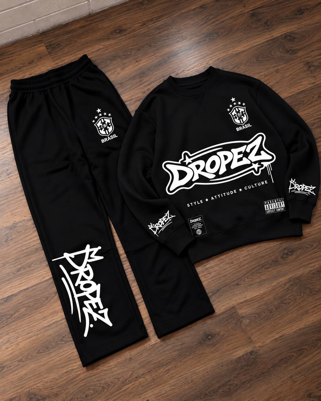 ENSEMBLE DROPEZ  SWEATSHIRT + JOGGER  OVERSIZE