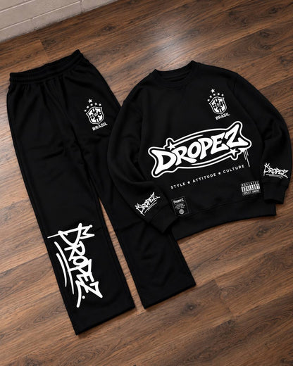 ENSEMBLE DROPEZ  SWEATSHIRT + JOGGER  OVERSIZE