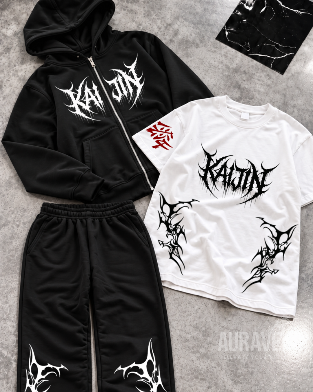 ENSEMBLE 3 PIÈCES KAIJIN OVERSIZE