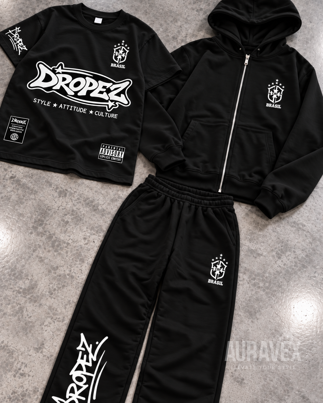 ENSEMBLE DROPEZ BRASIL — 3 PIÈCES